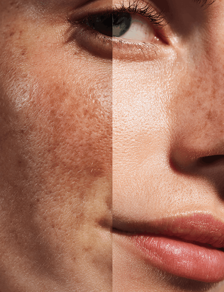 Dermatologist performing melasma treatment on a patient with facial pigmentation at a skin clinic in Chennai.
